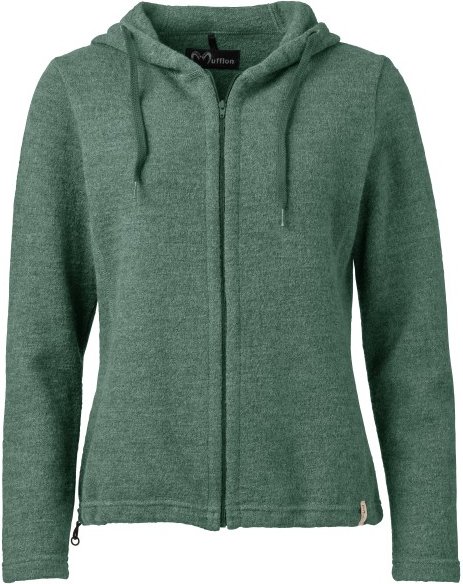 Thumbnail - Mufflon - Women's Kalea - Merinohoodie Gr L oliv