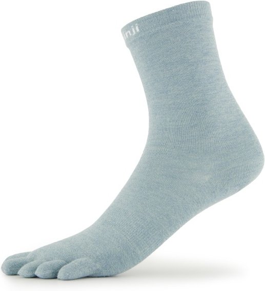 Injinji - Liner Crew - Multifunktionssocken Gr S türkis/grau