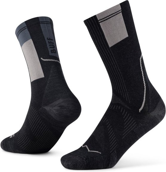 Thumbnail - Buff - Coolnet Crew Sock - Laufsocken Gr M - EU: 39-41 schwarz