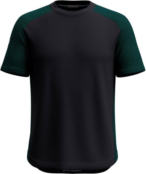 Thumbnail - Smartwool - Active Mesh Short Sleeve Tee - Merinoshirt Gr XL schwarz