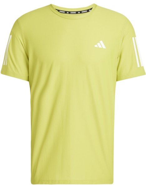 adidas - Own The Run Tee - Laufshirt Gr L gelb