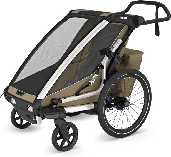 Thule - Chariot Cross 2 - Kinderanhänger Gr Single - Einsitzer grau