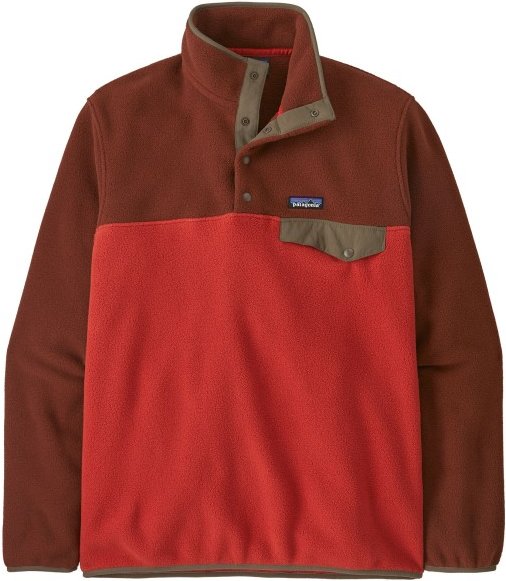 Patagonia - Lightweight Synch Snap-T P/O - Fleecepullover Gr M rot