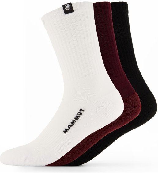 Mammut - Everyday Crew 3-Pack - Multifunktionssocken Gr 36-38 weiß