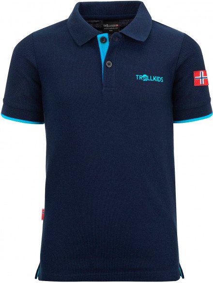 Trollkids - Kid's Bergen Polo XT - Polo-Shirt Gr 92 blau