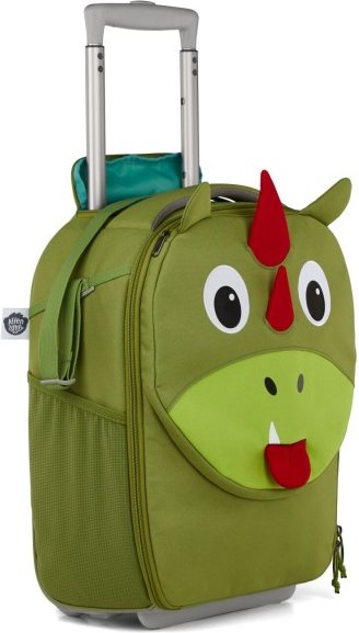 Affenzahn - Kinderkoffer Drache - Kinderrucksack oliv