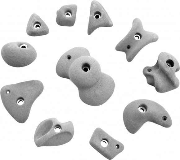 KMZ Holds - Set 4 - 11er S-XL Klettergriffset grau