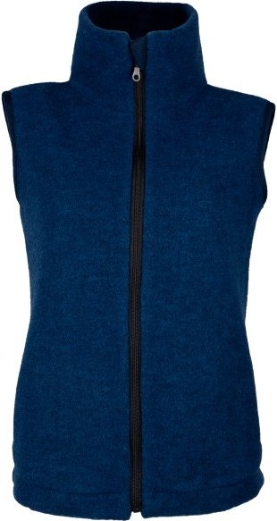 Thumbnail - Reiff - Women's Fleeceweste Laax - Merinoweste Gr XS blau