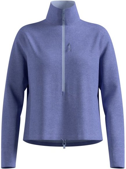 Thumbnail - Odlo - Women's Mid Layer 1/2 Zip Grid Fleece - Fleecejacke Gr XL lila/blau