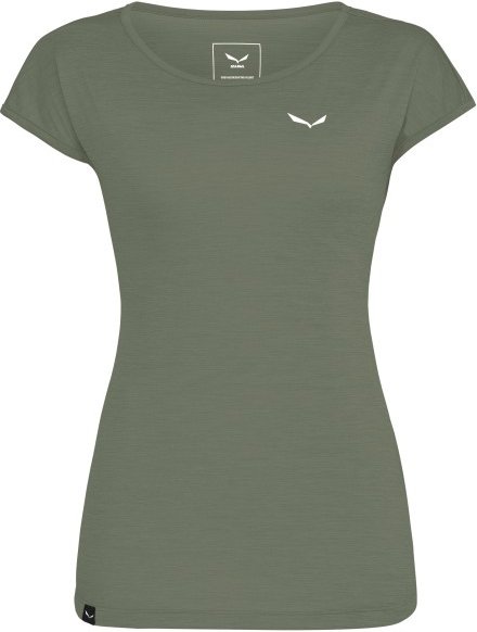 Salewa - Women's Puez Melange Dry S/S Tee - T-Shirt Gr 36 oliv