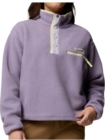 Columbia - Women's Helvetia II Cropped Half Snap Fleece - Fleecepullover Gr M rosa