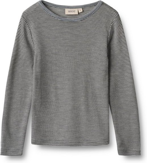 WHEAT - Kid's Wool T-Shirt L/S Alfie - Merinounterwäsche Gr 98 grau