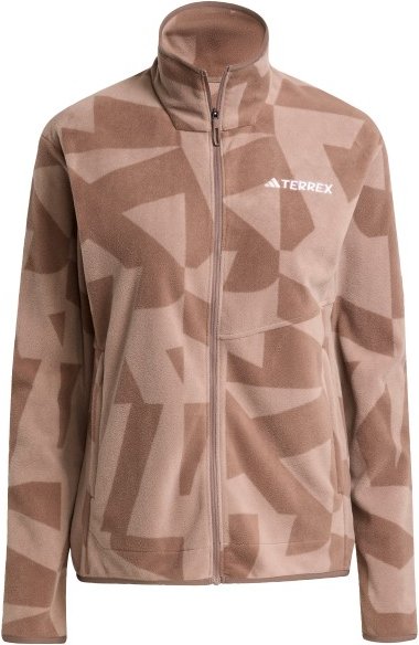 adidas Terrex - Women's MT AOP Full Zip Fleece - Fleecejacke Gr XL braun