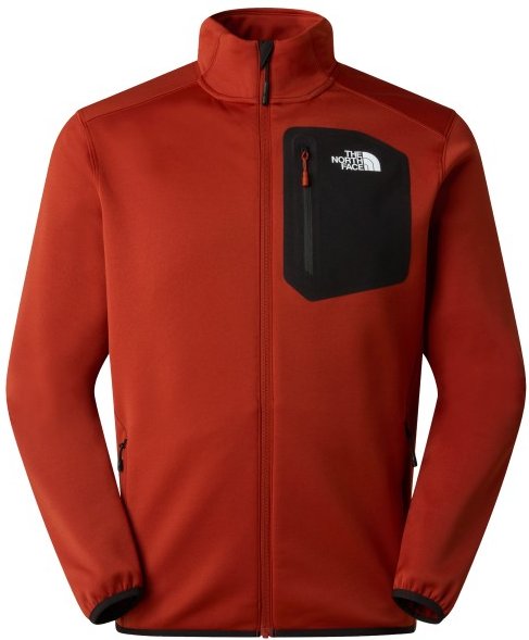 The North Face - Crest Full Zip - Fleecejacke Gr XXL rot