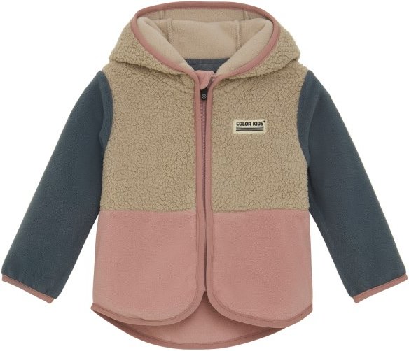 Color Kids - Baby's Teddy Fleece Jacket - Fleecejacke Gr 92 beige