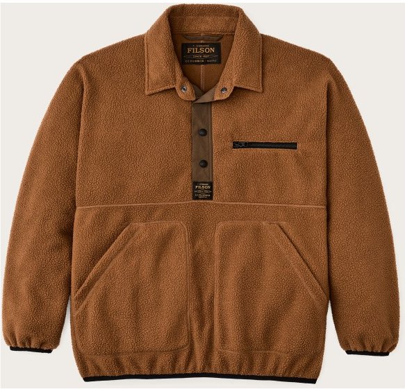 Thumbnail - Filson - Pile Fleece Pullover - Fleecepullover Gr 3XL braun