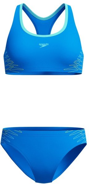 Speedo - Women's Placement 2 Piece - Bikini Gr 42 blau