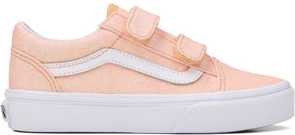 Vans - Kid's Old Skool V - Sneaker Gr 28 rosa/weiß