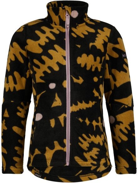 Roxy - Girl's Windyspirit - Fleecejacke Gr 12 Years - L schwarz