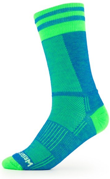 Wrightsock - Coolmesh II Crew - Wandersocken Gr L türkis