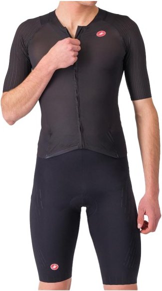 Castelli - Free Sanremo Tri Suit S/S - Radeinteiler Gr S grau