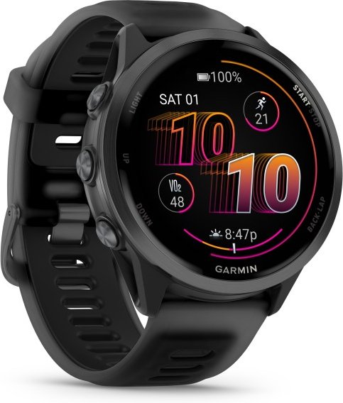 Thumbnail - Garmin - Forerunner 570 47 mm - Multifunktionsuhr schwarz/ slate aluminium