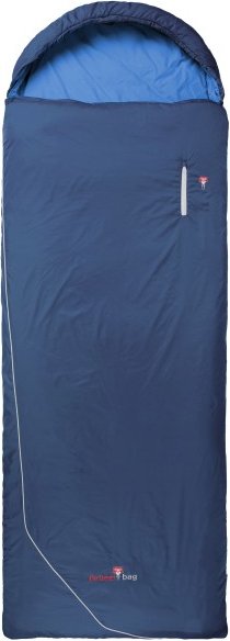 Thumbnail - Grüezi Bag - Biopod Wolle Camp Cotton Comfort - Kunstfaserschlafsack Gr bis 191 cm Körpergröße - 225 x 80 cm blau