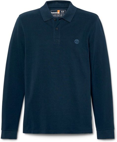Timberland - Millers River L/S Millers River Pique Polo - Polo-Shirt Gr 3XL blau