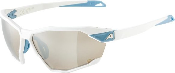 Alpina - Twist Six Q Mirror S3 - Fahrradbrille weiß