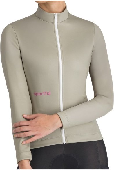 Sportful - Women's Classic Thermal Jersey - Radtrikot Gr M grau