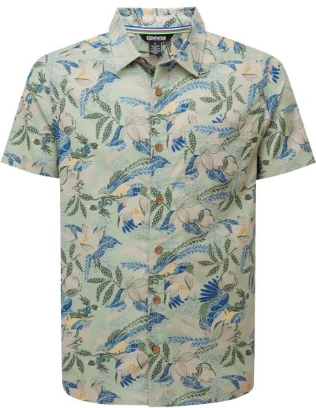 Sherpa - Phoenix S/S Shirt - Hemd Gr M grau