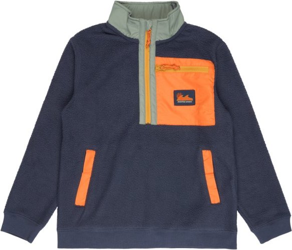 Billabong - Kid's Boundary Shore - Fleecepullover Gr 140 blau