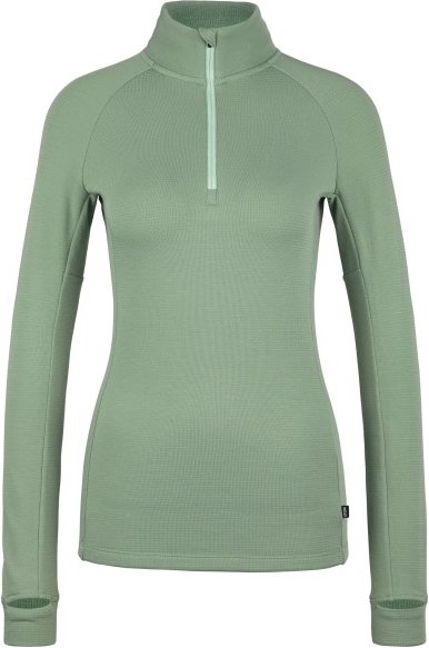 Stoic - Women's MerinoSoft245 TuleboSt. Half Zip - Merinoshirt Gr S grün