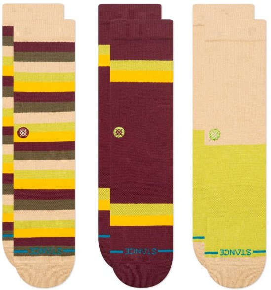 Stance - Upstate Crew 3 Pack - Multifunktionssocken Gr L bunt