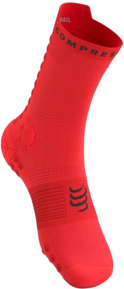 Thumbnail - Compressport - Pro Racing Socks V4.0 Trail - Laufsocken Gr T4 - EU: 45-48 rot
