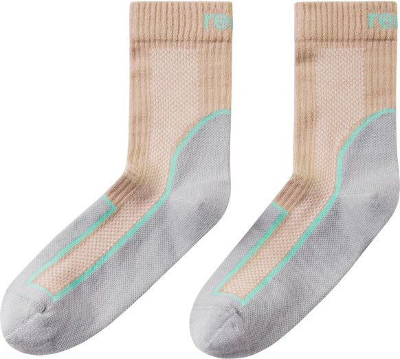 Reima - Kid's Kuivuri - Wandersocken Gr 34-37 grau/beige