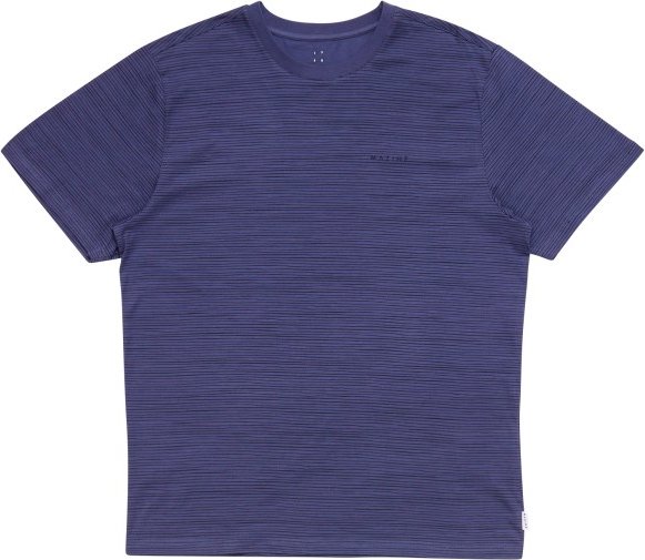 Mazine - Wobbly Striped T - T-Shirt Gr S blau