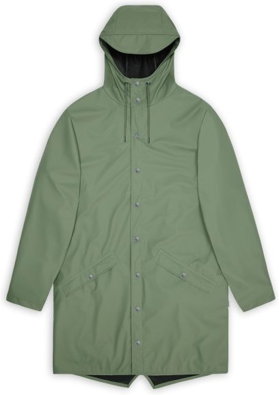 Rains - Long Jacket W3 - Regenmantel Gr XL grün