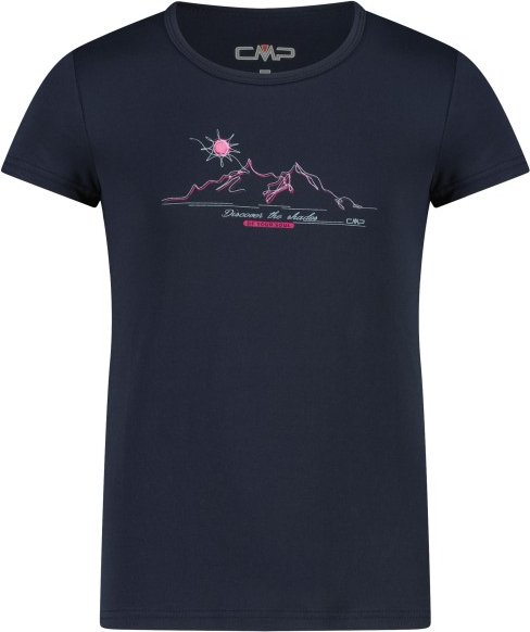 CMP - Girl's Stretch T-Shirt - T-Shirt Gr 98 blau