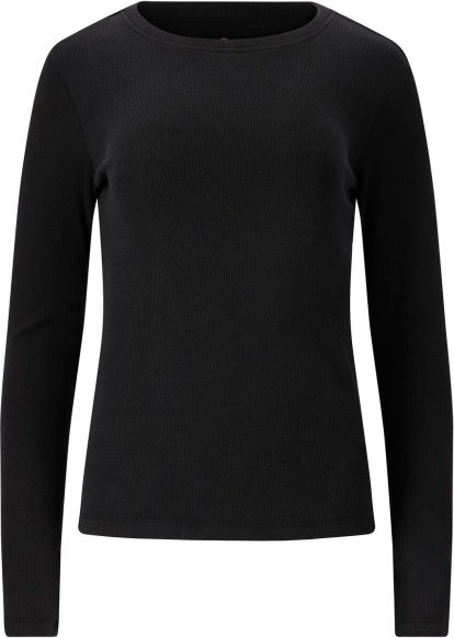 ATHLECIA - Women's Lenga Rib L/S Tee - Longsleeve Gr 42 schwarz