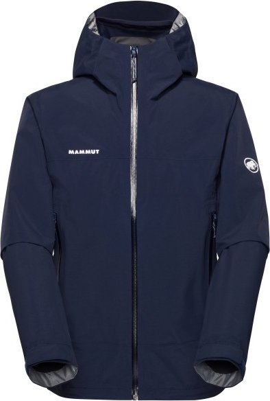 Mammut - Crag Hardshell Hooded Jacket - Regenjacke Gr L blau