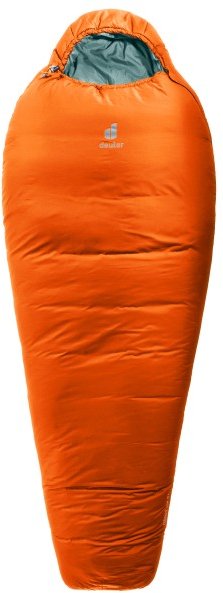 Deuter - Women's Orbit -5° SL - Kunstfaserschlafsack Gr 198 x 74 x 47 cm chestnut / sage