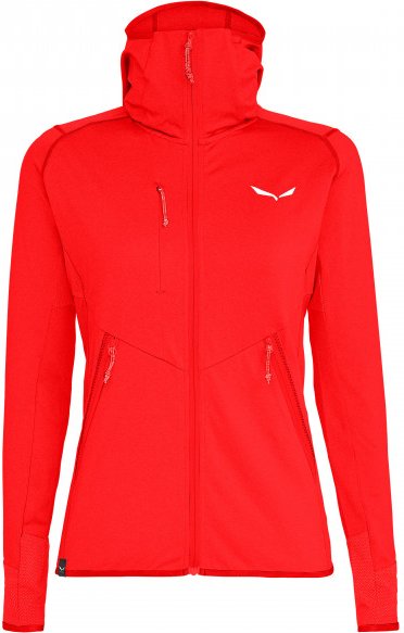 Salewa - Women's Agner Hybrid Polarlite Fullzip Hoody - Fleecejacke Gr 38 rot