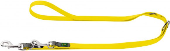 Hunter - Adjustable Leash Convenience - Hundeleine Gr Länge max. 200 cm - Breite 1,5 cm gelb