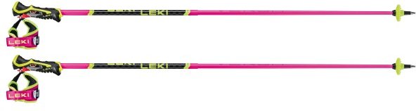 Thumbnail - Leki - Venom SL 3D - Skistöcke Gr 125 cm rosa/gelb