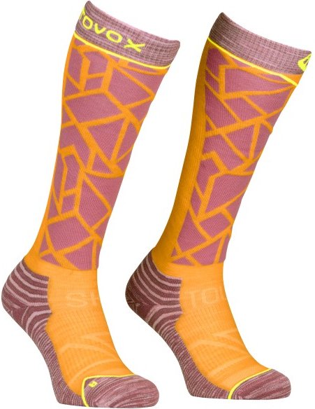 Ortovox - Women's Ski Tour Comp Long Socks - Skisocken Gr 42-44 orange