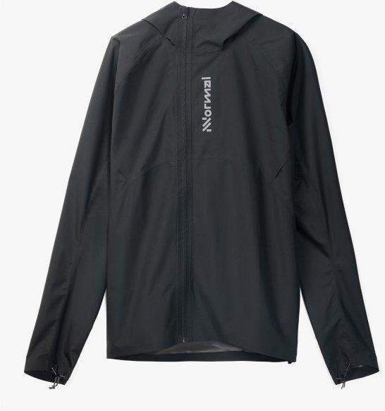 Thumbnail - NNormal - Trail Rain Jacket - Laufjacke Gr M schwarz/weiß