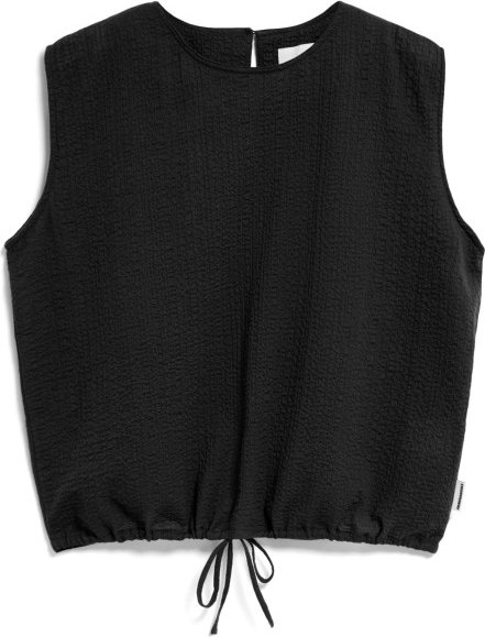 ARMEDANGELS - Women's Neraa Crinkle - Top Gr M schwarz