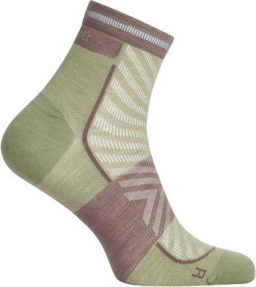 Icebreaker - Merino Run+ Ultralight Mini - Laufsocken Gr 42-44 oliv