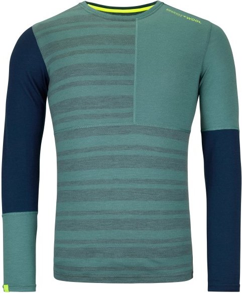 Ortovox - 185 Rock'N'Wool Long Sleeve - Merinounterwäsche Gr M türkis